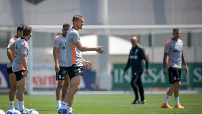 L'allenamento pre Juventus - Inter