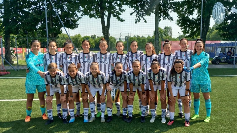 L'Under 15 femminile di Mister Vood sul campo delle pari età del Milan