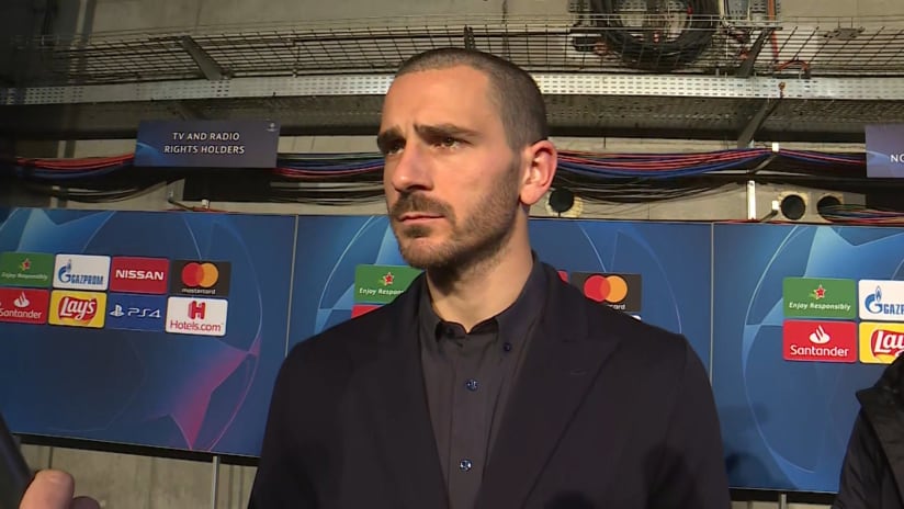 Lyon - Juventus | Bonucci: «In the return leg we must absolutely progress through»