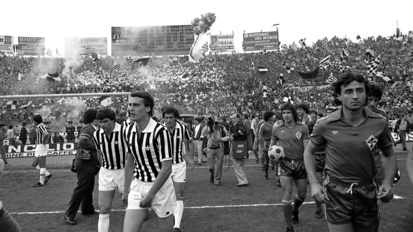 Juve-Fiorentina Tardelli Scirea