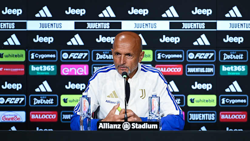 Luciano Spalletti presenta Juventus - Milan