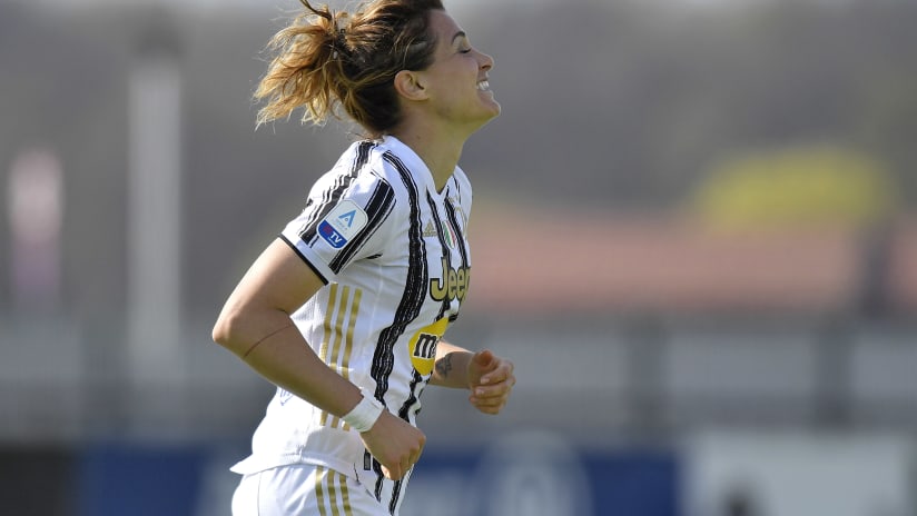 Women | Juventus - Pink Bari | La gioia di Girelli dopo il poker