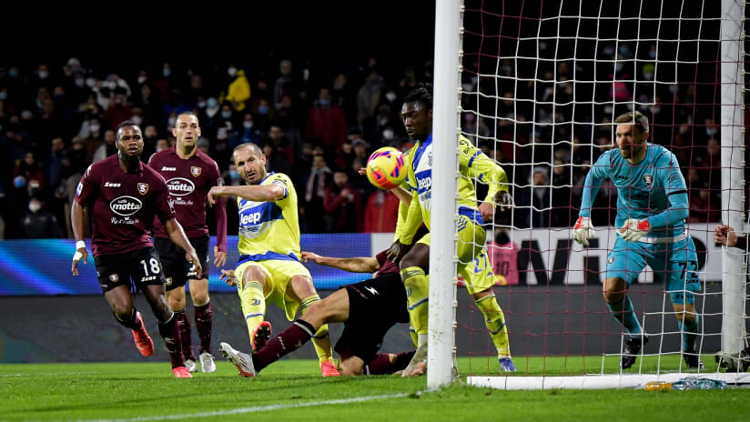 Chiellini Salernitana Juve