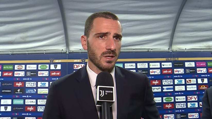 Lecce - Juventus | Bonucci: «We tried everything to turn it around and get the three points»