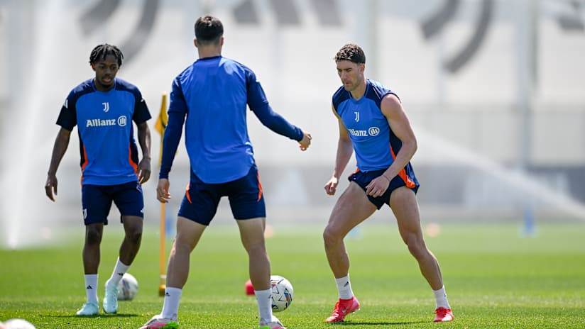 Training before the last game of the season 2024/2025