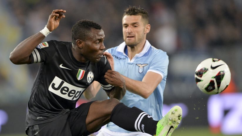 Lazio Juve Asamoah Candreva