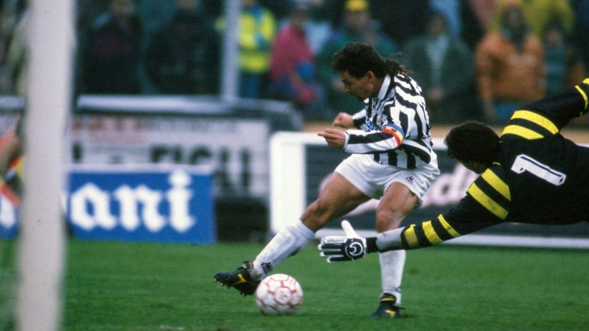 Baggio gol Cremonese Juve 1995