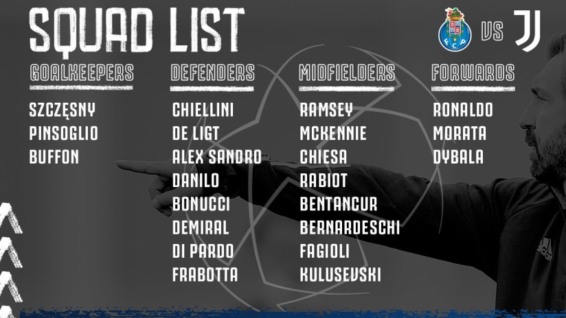 Squad List | Porto Juve