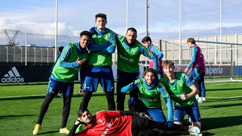 Skills, goals & great saves in today's training