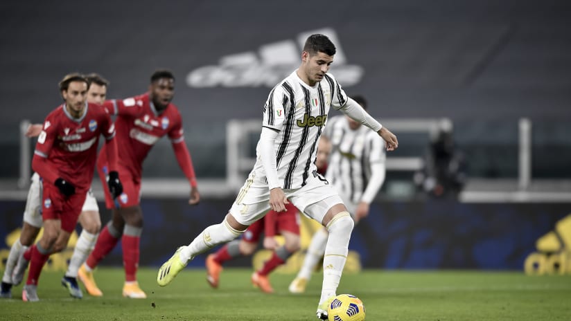 Alvaro Morata Coppa Italia 20-21 Spal