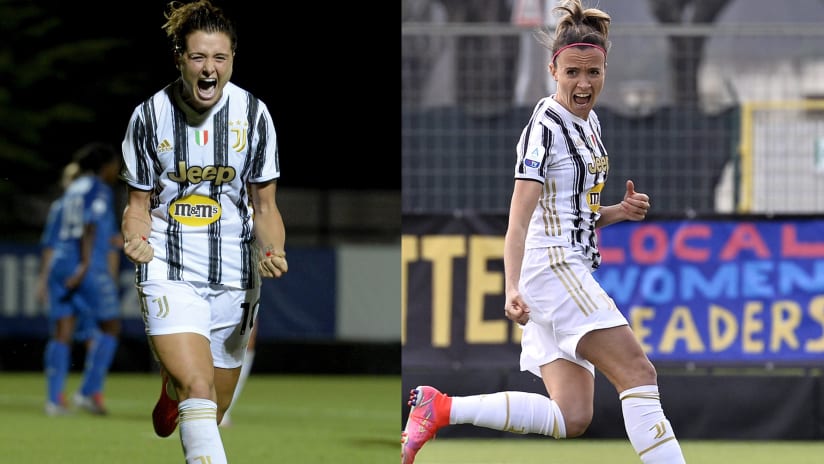 Women | Girelli & Bonansea chat about reaching 50 goals