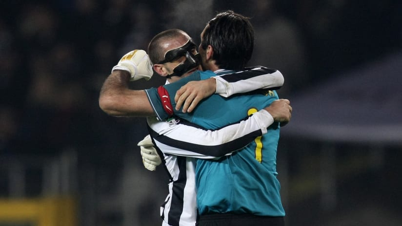 Chiellini Buffon Juve-Inter