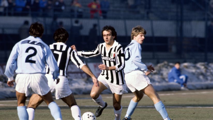 Platini Juve Lazio 1985 Laudrup