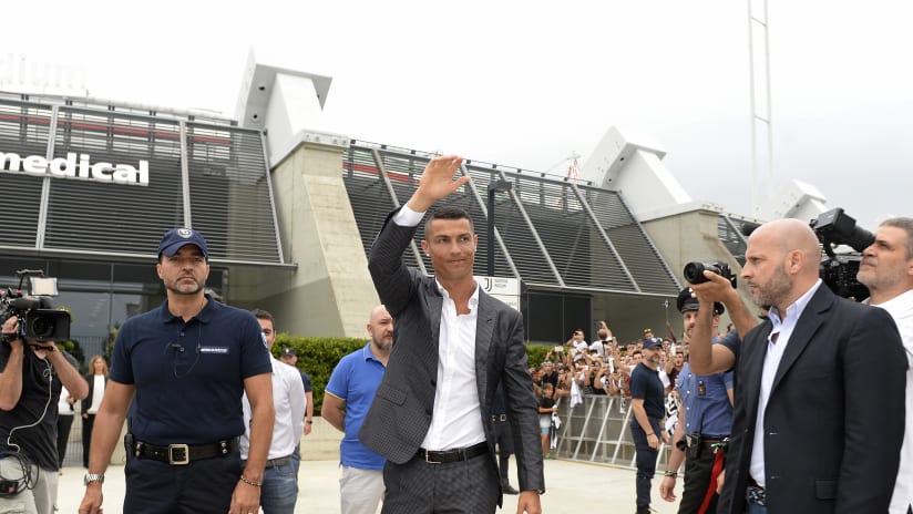 L'arrivo di Cristiano Ronaldo da un punto di vista unico