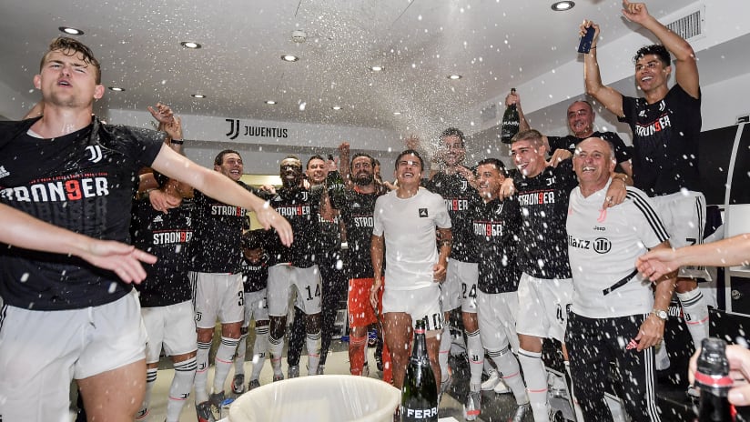 I festeggiamenti dei bianconeri sui social!