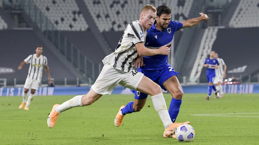 Juventus - Sampdoria | Kulusevski: «A fantastic evening»
