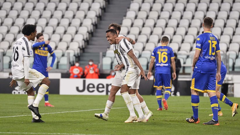 Juventus - Parma | Alex Sandro: «Felici per la vittoria»