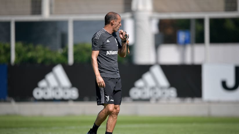 Mister Allegri presenta Juventus - Atalanta