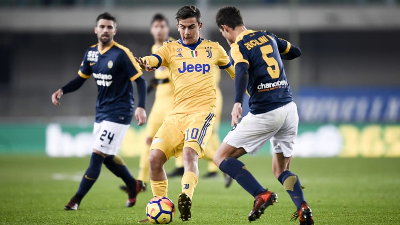 Protagonisti | La doppietta di destro di Dybala a Verona