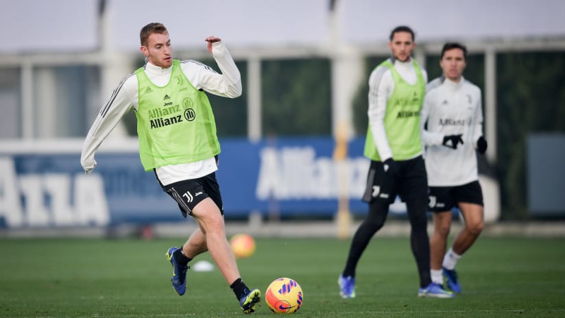 Training towards Lazio - Juventus!