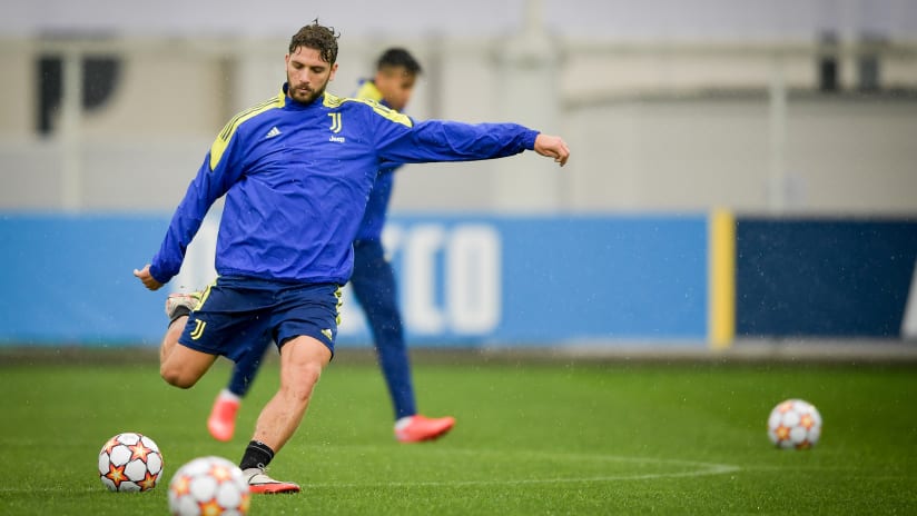 Bianconeri's workout on the eve of Chelsea - Juventus
