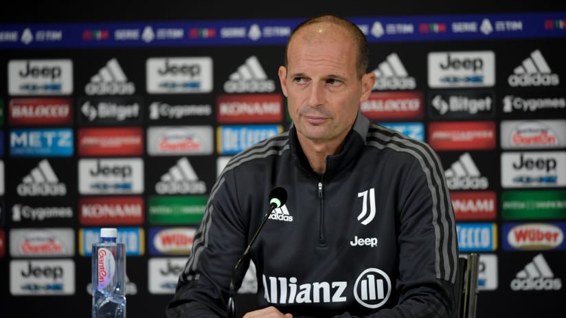 Mister Allegri presenta Juventus - Udinese