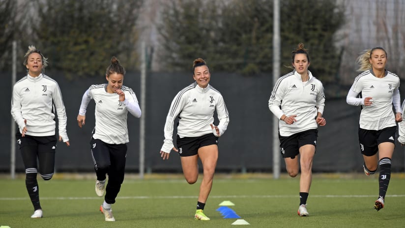 Women | Training towards Fiorentina