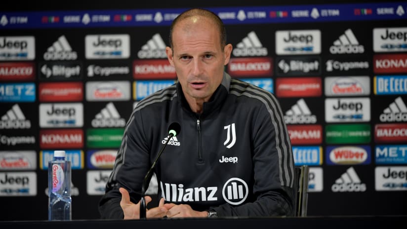 Coach Allegri previews Juventus - Hellas Verona