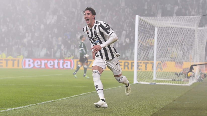 Juventus - Hellas Verona | La gioia di Vlahovic