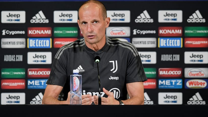 Mister Allegri presenta Juventus - Sassuolo