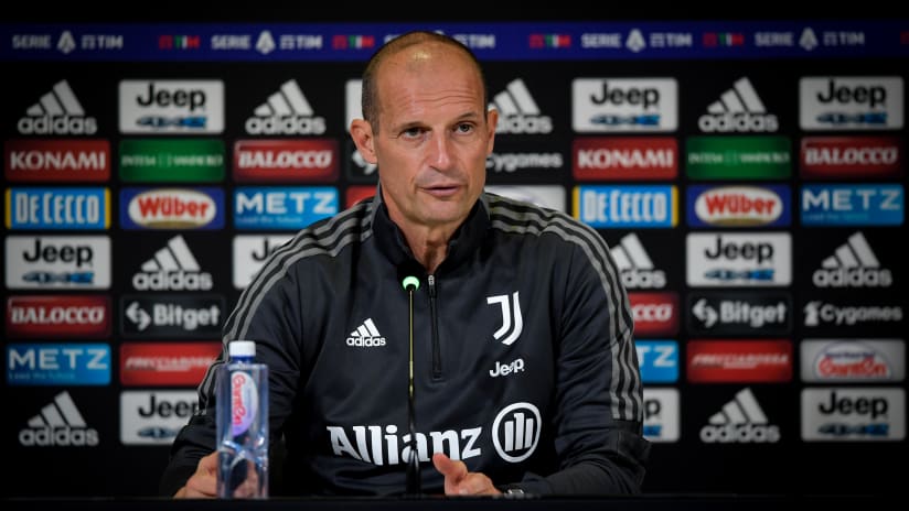 Coach Allegri previews Juventus - Torino