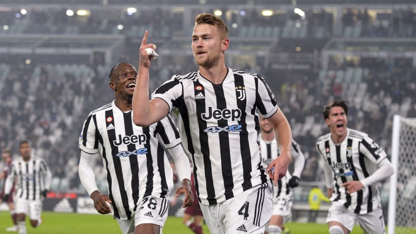 Juventus - Torino | de Ligt: "A goal from the training pitch"