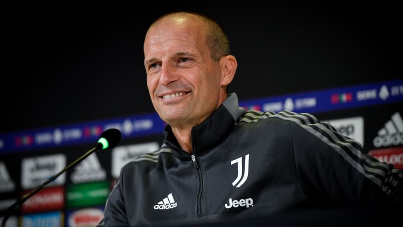 Mister Allegri presenta Sampdoria - Juventus