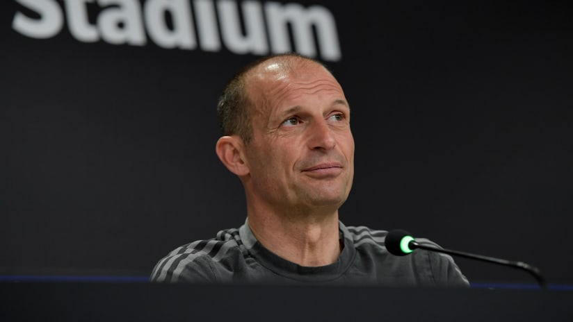 Coach Allegri previews Juventus - Bologna