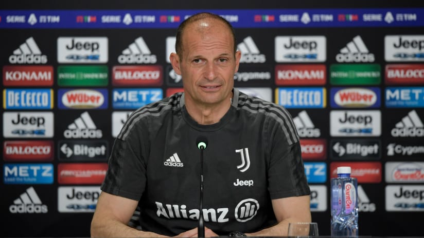 Coach Allegri previews Sassuolo - Juventus