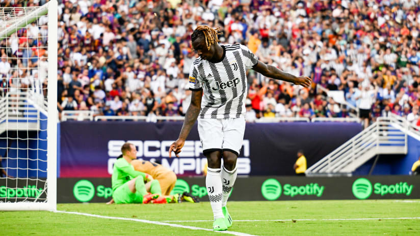 Barcellona - Juventus | Kean: «Felice per la doppietta!»