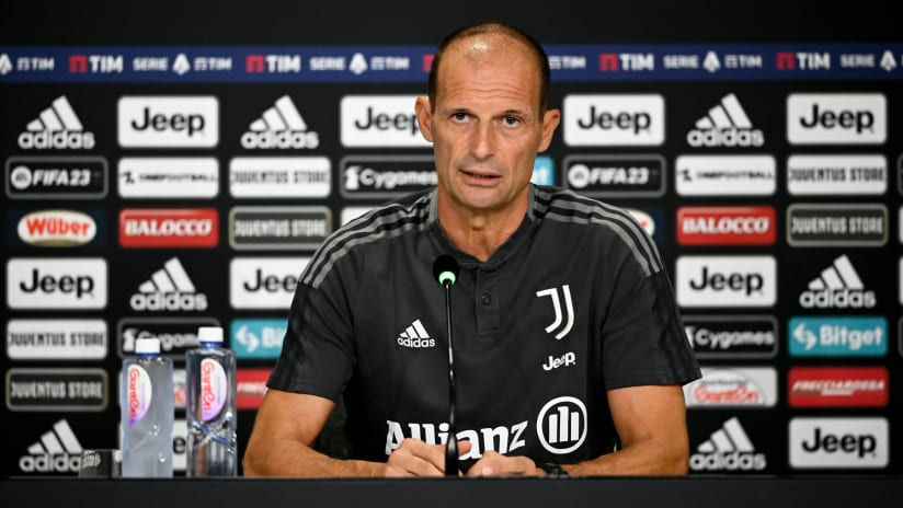 Coach Allegri previews Juventus - Sassuolo