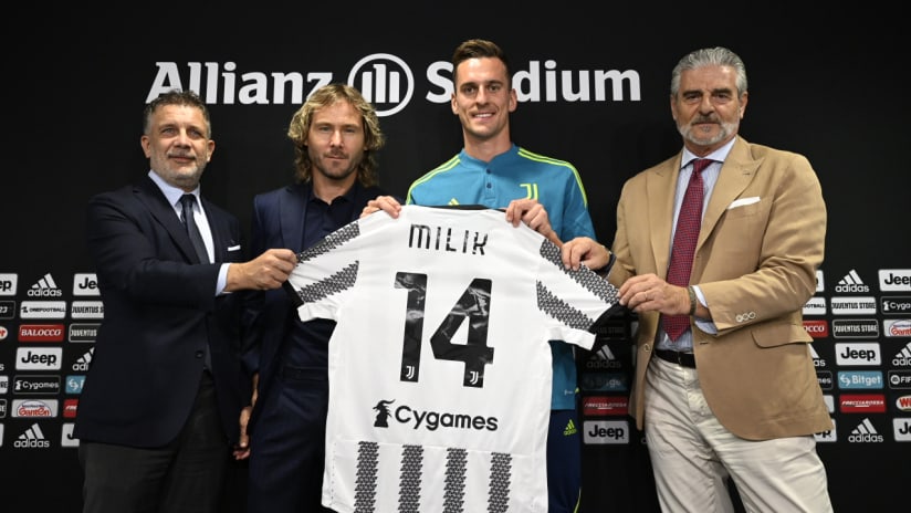 La presentazione di Arkadiusz Milik