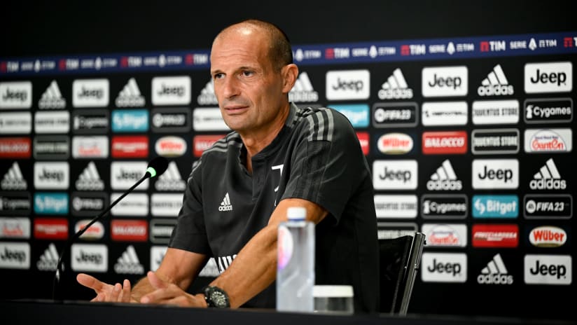 Mister Allegri presenta Monza - Juventus