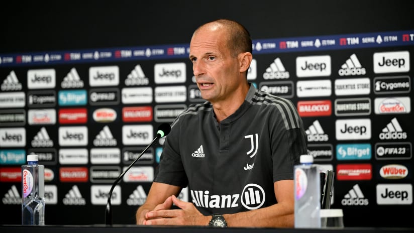 Mister Allegri presenta Juventus - Bologna