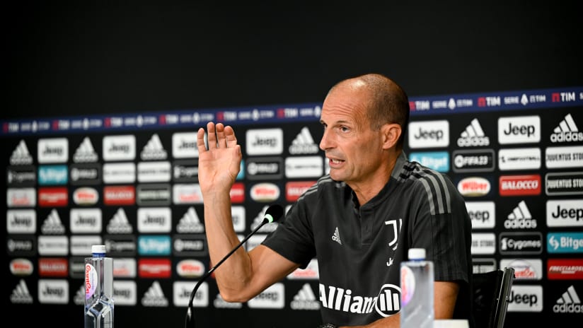 Mister Allegri presenta Milan - Juventus