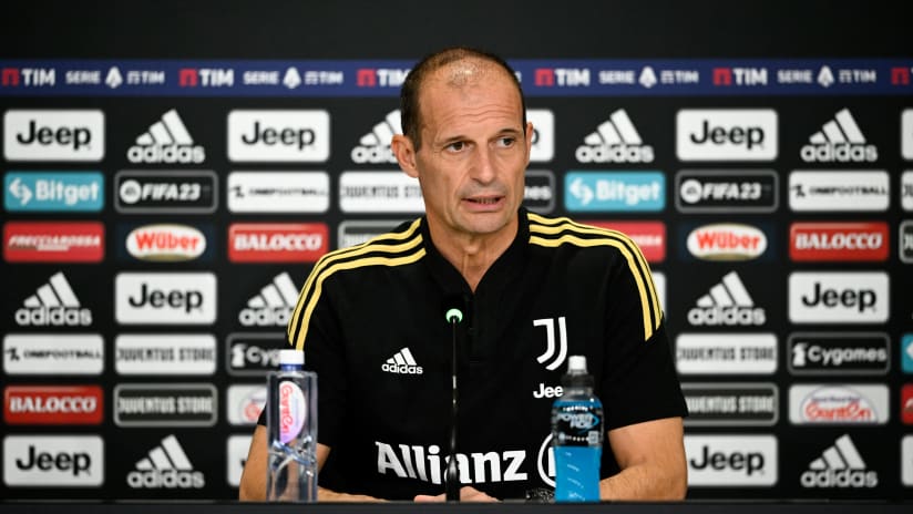 Mister Allegri presenta Hellas Verona - Juventus