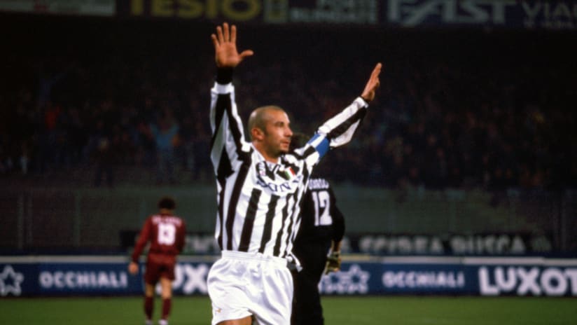 Luca's fantastic hat-trick in the 1995 Derby