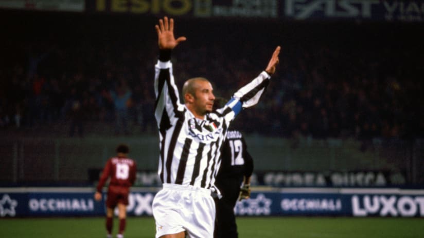 La fantastica tripletta di Luca nel Derby del 1995