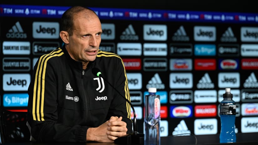 Mister Allegri presenta Juventus - Monza