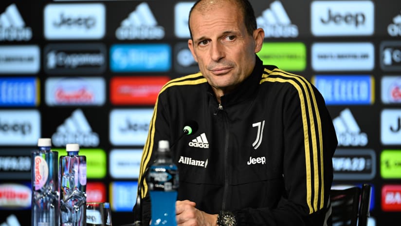 Coppa Italia | Mister Allegri presenta Juventus - Lazio
