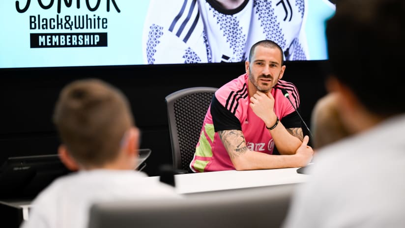 Leonardo Bonucci incontra i Junior Reporter!