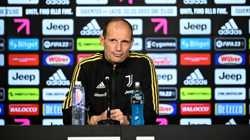 Coach Allegri previews Juventus - Torino