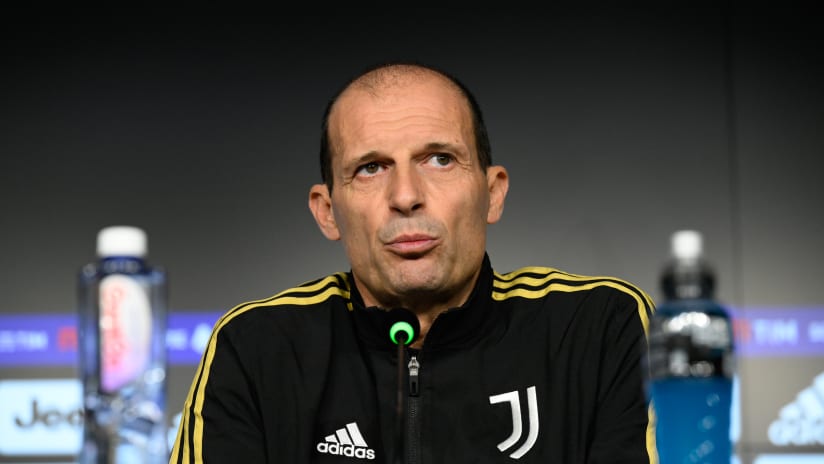 Mister Allegri presenta Juventus - Verona