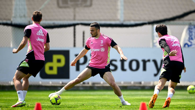 Training session two day before Bologna - Juventus